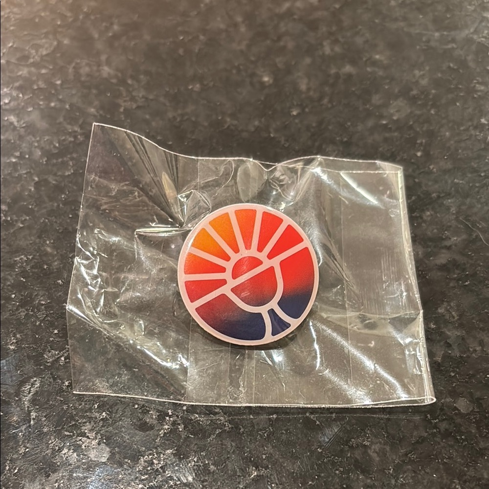 Catholic National Eucharistic Congress Colorful Gradient Enamel Lapel Pin